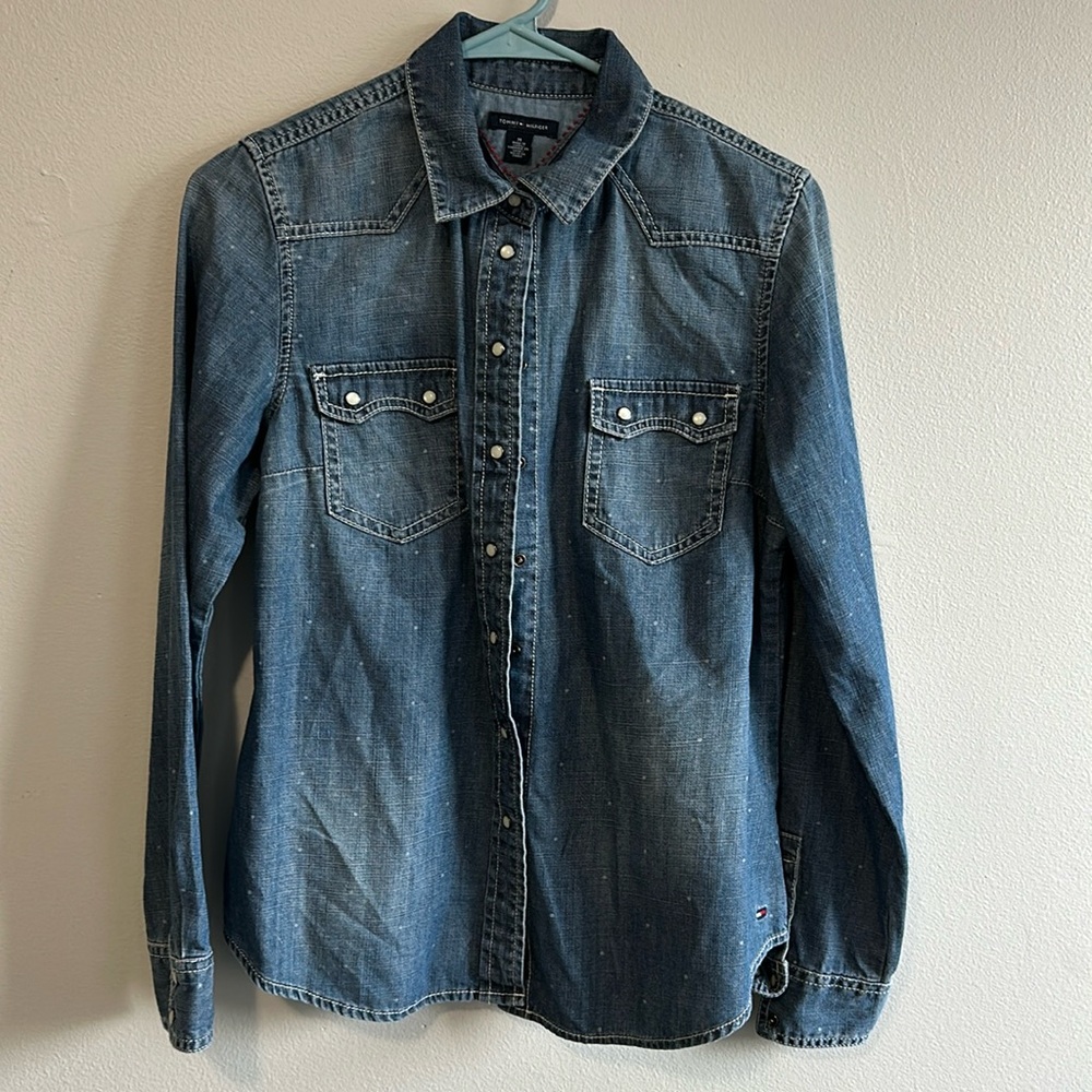 ❗️PRICE DROP❗️Tommy Hilfiger Denim Snap Up Western Style Shirt